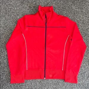 H&M Divided Vintage Y2K Red Zip-Up Track Jacket Size 12 Large